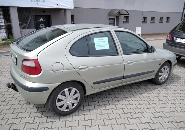 Renault Megane cena 3790 przebieg: 230000, rok produkcji 2002 z Rzeszów małe 301